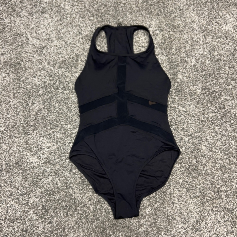 Bond-Eye Australia Swim Sail Affair Mesh Spliced One Piece Swimsuit size XS/S